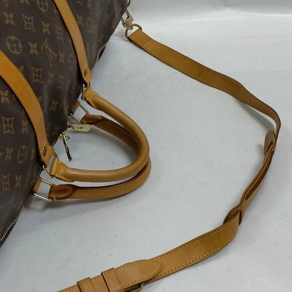 Louis Vuitton LV Boston Bag Keepall Bandouliere 60 Brown Monogram 749-073125 - Picture 6 of 9